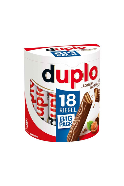 Ferrero Duplo Big Pack 18’li – Fındıklı Sütlü Gofret Bar