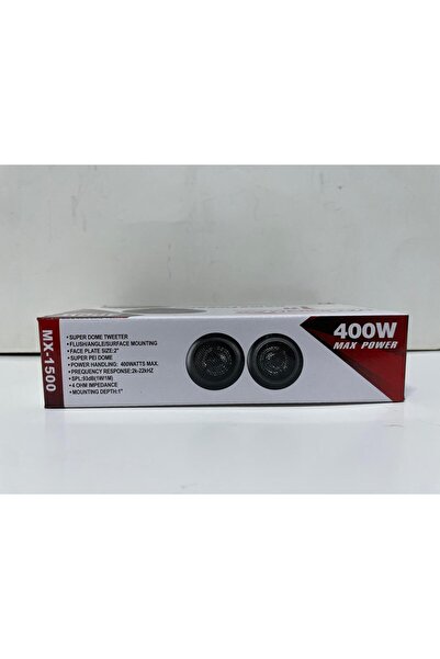 FTH SOUND MX-1500 SUPER DOME TWEETER 400 WATT MAXİMUM POWER 5,6 CM ÇİFT FİYATIDIR