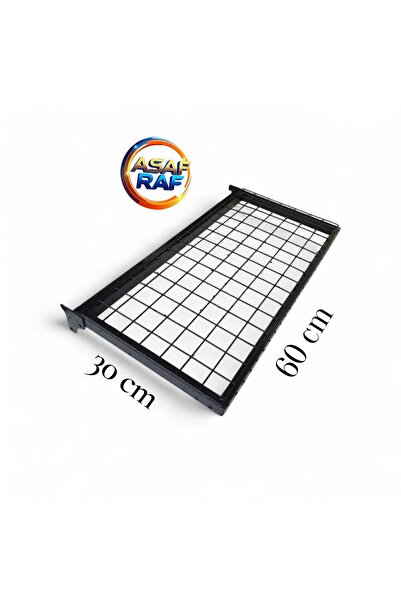 ASAFF TEL RAF 30X60 CM KONİK DİKMEYE UYUMLU RENK:MAT SİYAH