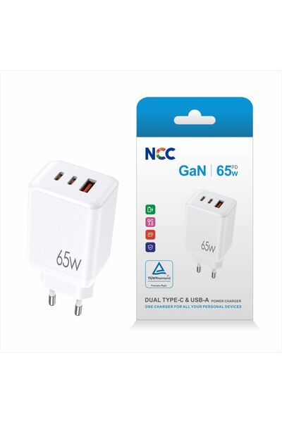 NCC Adaptor GaN 65W USB(A+C+C) - B1068601