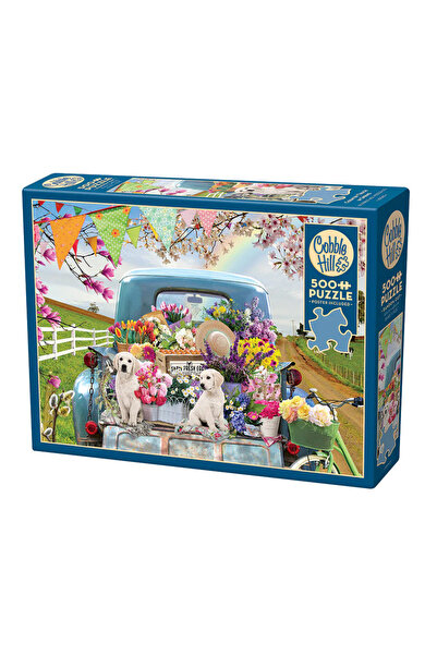Cobble Hill Αγροτικό Φορτηγό την Άνοιξη Παζλ 500 κομμάτια