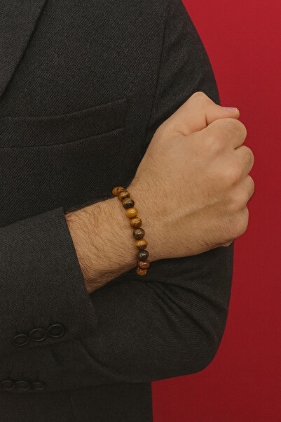 GiftPack سوار من الخرز الحجري الطبيعي – صناعة يدوية