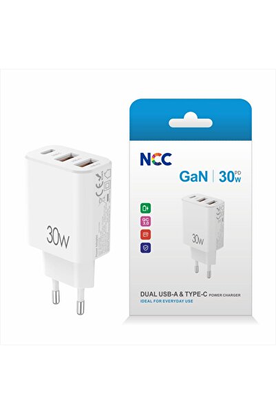 NCC Adaptor GaN 30W USB(A+A+C) - B1069801