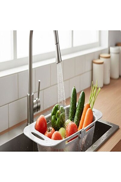 Rotanev Sliding Practical Adjustable Sink Strainer, Adjustable Strainer, Frui...