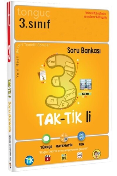 Ankara Kitap Merkezi 3. Sınıf Taktikli Soru Bankası Tonguç Akademi