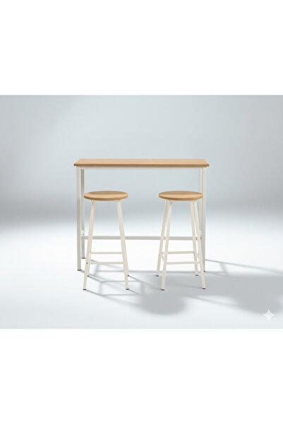 Eşyala. Milano Dikdörtgen Mutfak Masası Takımı Beyaz