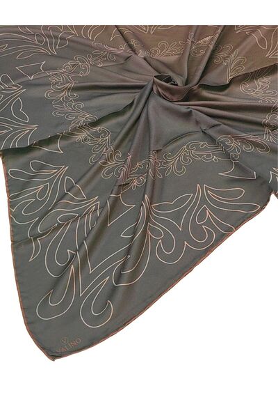 mim eşarp Valino Gradient Patterned Chiffon Scarf – 90X90 cm