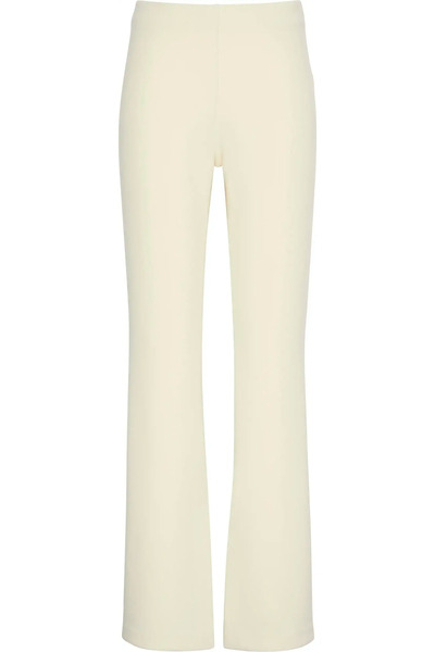 Calvin Klein Tailored Knit Pull On Flare Pant Kadın Krem Pantolon