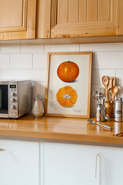 gxe.art Pictură cu cadru din lemn cu tematică Momente delicioase # 100