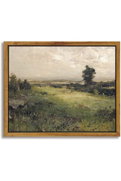 ALAYRA International Framed Vintage Canvas 30x40 cm, Minimalist Oil Painting,...