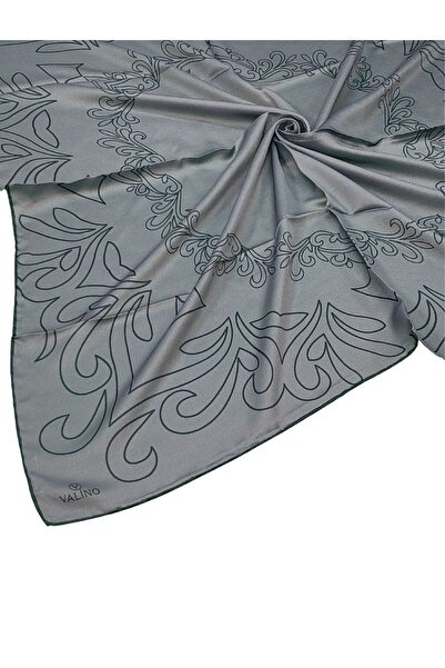mim eşarp Valino Patterned Chiffon Scarf – 90X90 cm