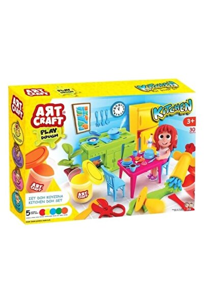 Art Craft Plasticine Kitchen Chef & Accessories Set - 30 pieces