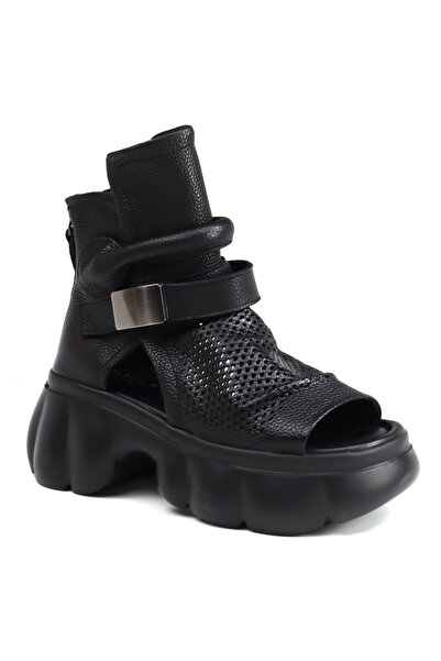 PASS Collection Women's summer boots 3OLY60006A 01 N-black-37