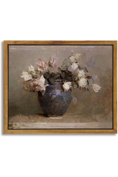 ALAYRA International لوحة جدارية بدون إطار، 30×40 سم، قماش بتصميم بسيط عتيق، ...