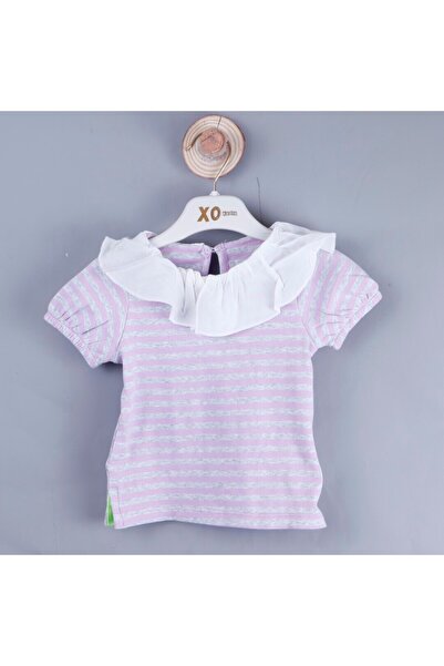 Çikoby P-004316 (Ce 8576) Girl's Striped Omere Blouse 6-36 Months