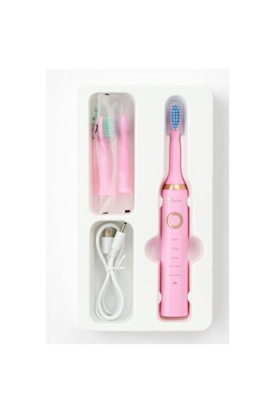 Shuke Electric toothbrush SK-601, 5 cleaning modes, 3 heads included, pink, I...