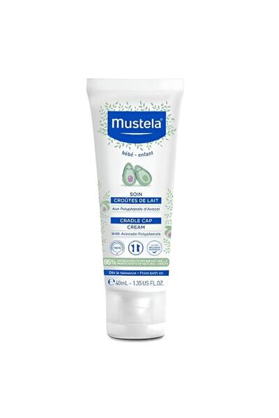 Mustela Bebek Cradle Cap Treatment Moisturizing Cream, Fragrance-Free for Baby Scalp, 40 ml