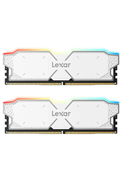 Lexar Thor RGB 32GB (2x16GB) DDR5 UDIMM CL38 Desktop Memory White
