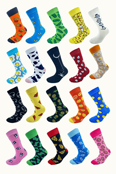 Socks Tunnel Set of 6 Surprise Patterned Mixed Socks