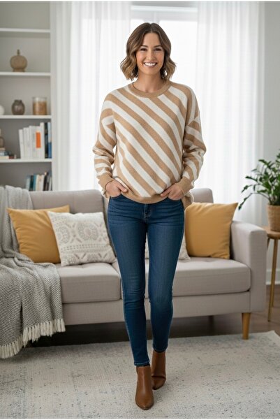 BİLGENS BUTİK Γυναικείο Πλεκτό Πουλόβερ