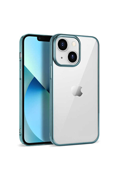 Netzy حافظة سافا بيكسل متوافقة مع هاتف آيفون 14 بلس - أزرق