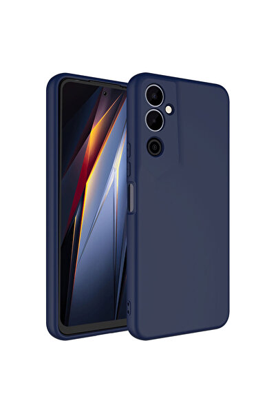 Netzy غطاء حماية لهاتف تكنو بوفا نيو 2 من سلسلة سافا مارا - أزرق داكن