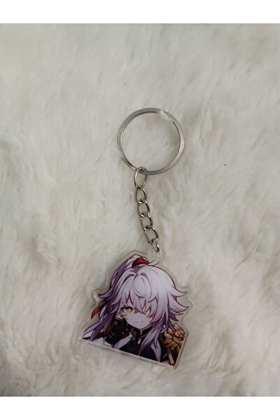 mertfigur حلية حقيبة صغيرة من الأكريليك على شكل سلسلة مفاتيح من هونكاي ستار ريل (4 سم)