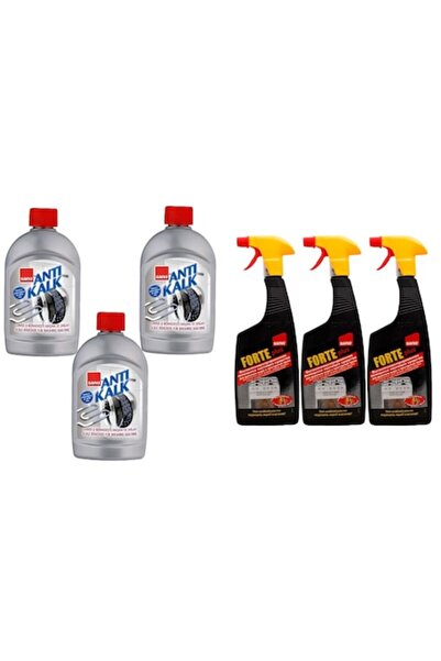 Sano Set asortat 6 componente, 3 x Gel detartrant pentru mașina de spălat 500...