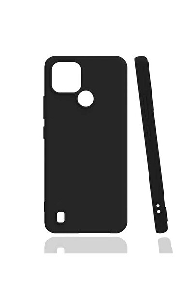 Netzy حافظة ريلمي C21 من السيليكون - أسود