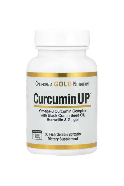 California Gold Nutrition Curcumin Up Dietary Supplement - 30 Softgels