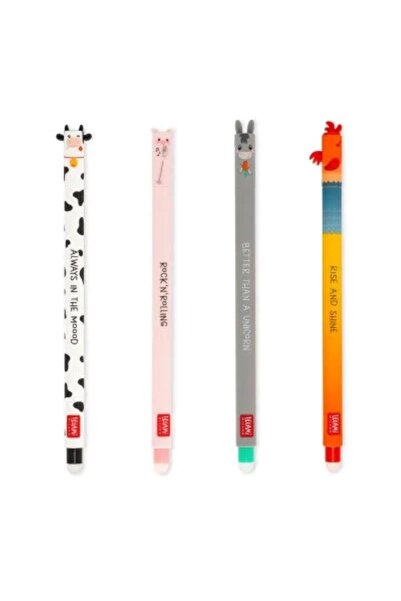 Legami Çiftlik Temalı 4'lü Silinebilir Jel Kalem Seti