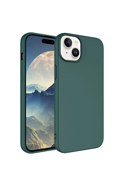 Netzy حافظة متوافقة مع هاتف iPhone 15 Plus من SAFA LSR - أخضر داكن