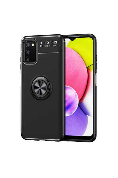 Netzy غطاء سيليكون لهاتف جالاكسي A03s من سافا رافيل - أسود