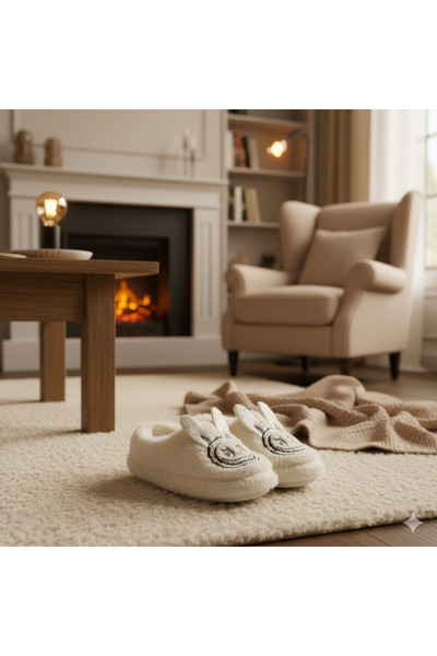 Valenta Sevimli Labubu Eva Taban Sıcacık Dış Mekan Ve İç Mekan Kreş Ayakkabıs...