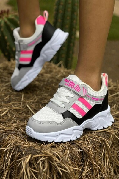 VANONE Unisex Παιδικά Παπούτσια Sneaker με Velcro και ελαστικά ορθοπεδικά, μα...