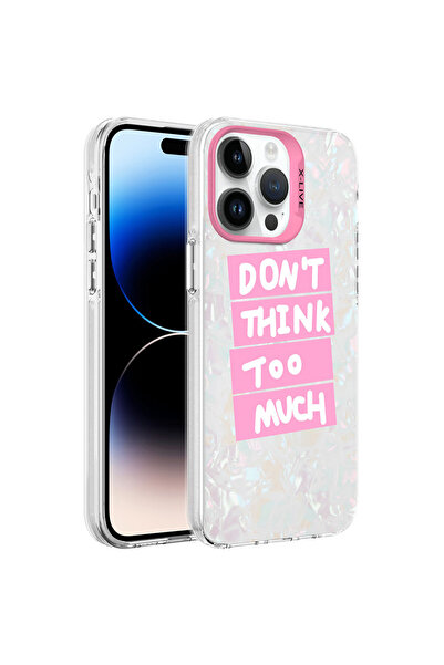 Netzy حافظة آيفون 14 برو المتوافقة مع نمط الرخام SAFA Marbello - وردي