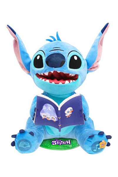 PopŞeker Sesli Karanlıkta Parlayan Masal Anlatan Stitch İnteraktif Peluş 34 c...