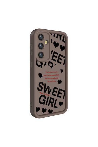 Netzy حافظة هاتف Galaxy S24 مع حماية للكاميرا مطبوع درجة، غطاء خلفي أنيق من ن...