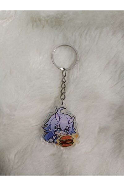 mertfigur حلية حقيبة صغيرة من الأكريليك على شكل سلسلة مفاتيح من هونكاي ستار ريل (4 سم)