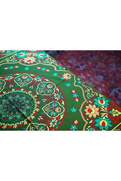 Komana Art Cotton Traditional Motif Tablecloth – Washable, Durable