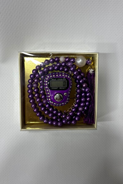 Muensu Set de mărgele de rugăciune Zikirmatik, Material pentru Hajj Umrah, Se...