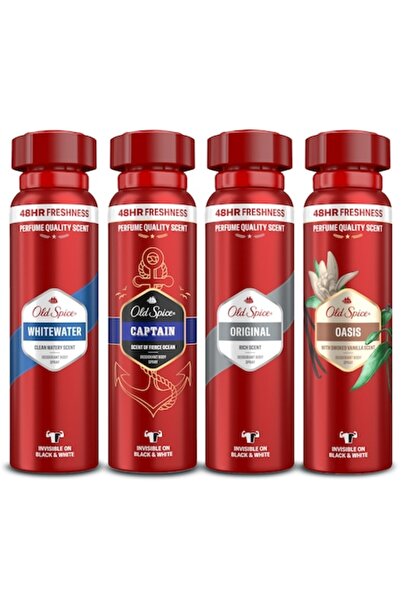 Old Spice Set deodorant spray Mix pentru bărbați 150ml x4, prospețime 48h, mu...