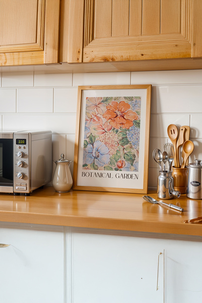 gxe.art Reflecția gustului rustic |   Pictură cu poster cu rama din lemn # 186