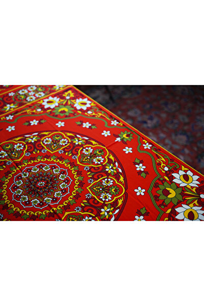 Komana Art Cotton Traditional Motif Tablecloth – Washable, Durable