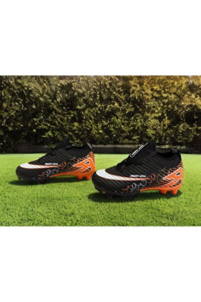 sinmm Krampon halı saha erkek çocuk boğazlı-çoraplı dişli futbol ayakkabısı s...