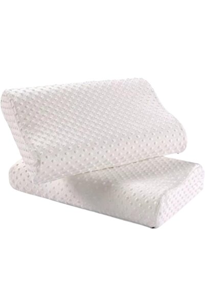 Generic Memory Foam Contour Pillow Orthopedic Cervical Neck Support 50x30x10 cm