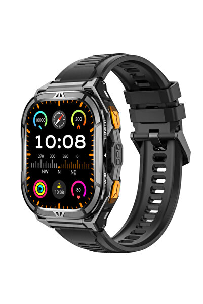 VALDUS Ceas inteligent VG 46 PRO, 1,96 inci, AMOLED, 410x502, rezistent apa 5 atm, GPS, Multi Sport