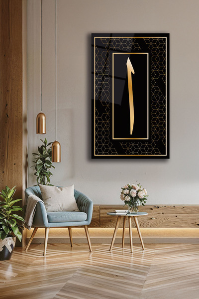 DecorAnatolia Elif’in Zarafeti – Lüks Cam Duvar Tablosu