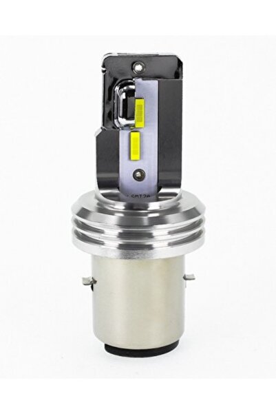 Xenon Bright Bec LED BA20D (H6) pentru far moto, Atv, scuter, putere 18W, luminozitate 1600 Lm, 12V MT2A-H6