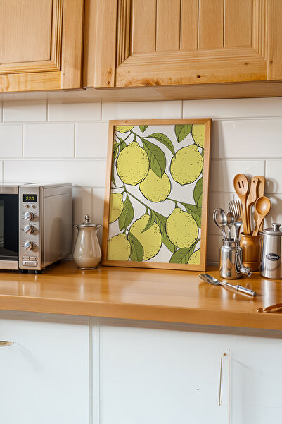 gxe.art Calea rustică a bucătăriei |   Pictură cu poster cu rama din lemn # 216